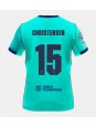 Moški Nogometna dresi replika Barcelona Andreas Christensen #15 Tretji 2026-27 Kratek rokav Moški Nogometna dresi replika Barcelona Andreas Christensen #15 Tretji 2026-27 Kratek rokav
